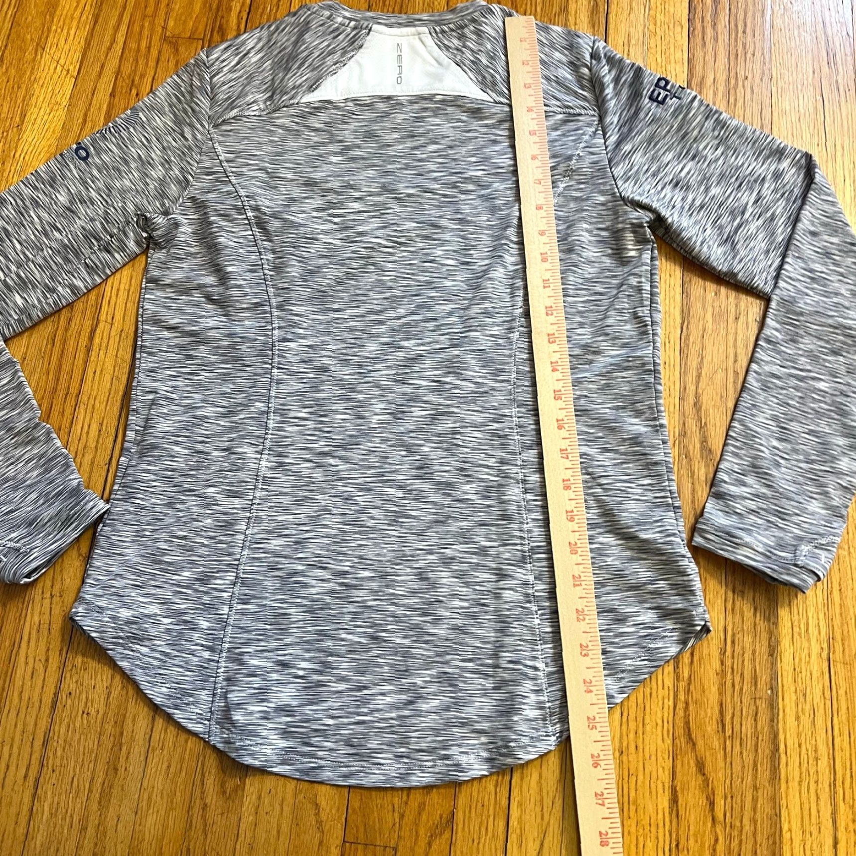 Vintage Zero Restriction Shirt Womens Medium Long Sleeve Heather Gray Golf Performance Size M / US 6-8 / IT 42-44 - 6 Thumbnail