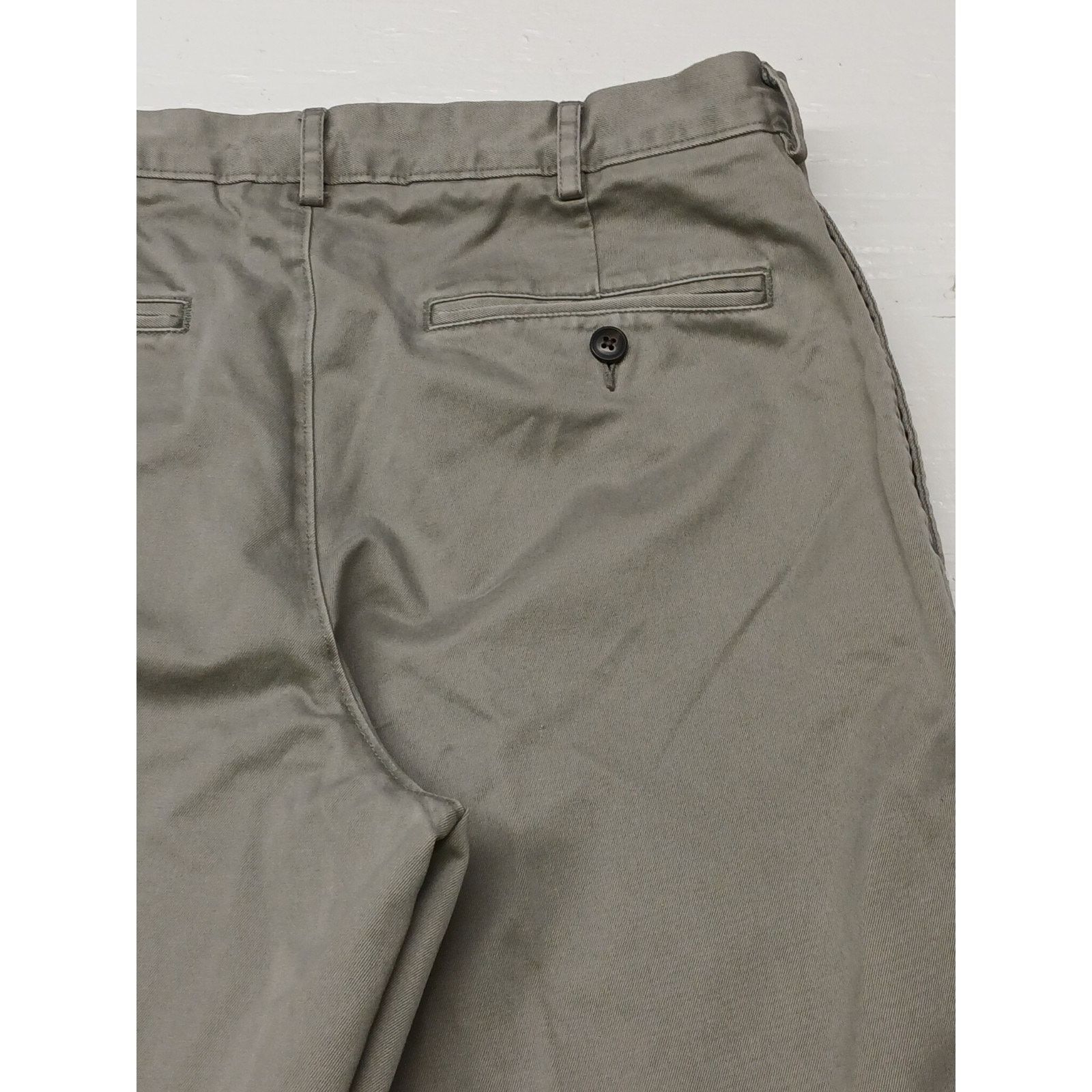 Roundtree & Yorke Roundtree & Yorke (34x30) Beige Vintage Wide Leg Khaki Pants Size US 34 / EU 50 - 6 Thumbnail