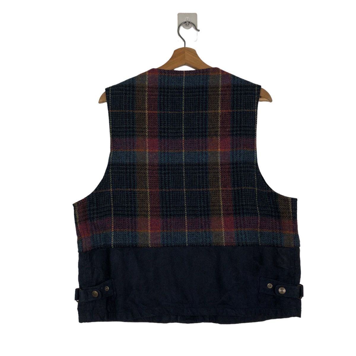 Japanese Brand 🔥Vintage Wool Waist Coats Tartan Design Woven in Ireland Size US L / EU 52-54 / 3 - 8 Thumbnail