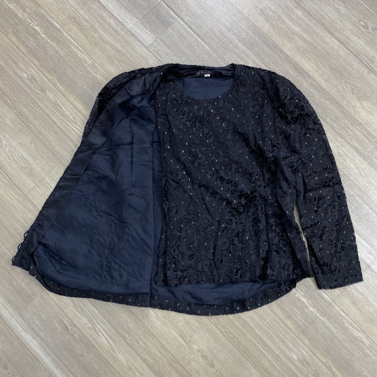 1990s Vintage Givenchy Hi Formal Brocade Womens Blazer