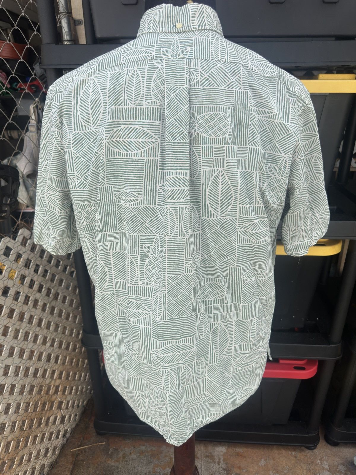Reyn Spooner PreOwned Reyn Spooner Classic Hawaiian Print Green Men's L Size US L / EU 52-54 / 3 - 2 Thumbnail