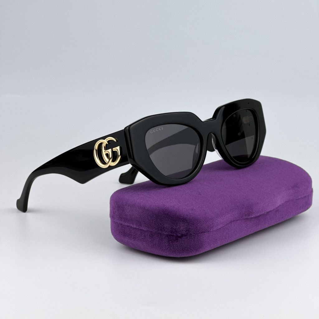 Gucci NEW Gucci GG1544S 002 Burgundy Brown Women Oval Sunglasses Size ONE SIZE - 10 Thumbnail