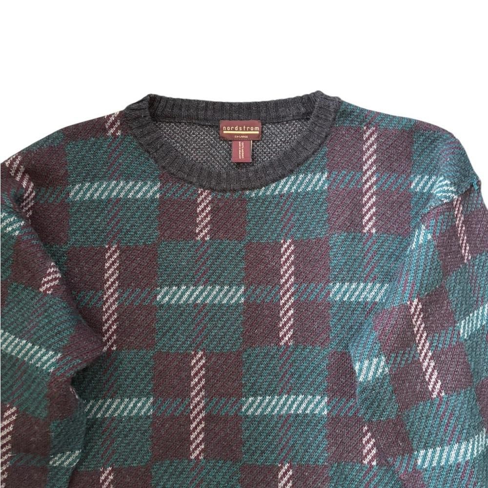 Nordstrom Nordstrom Vintage 100% Merino Wool 90s Crewneck Sweater Size US XL / EU 56 / 4 - 8 Thumbnail