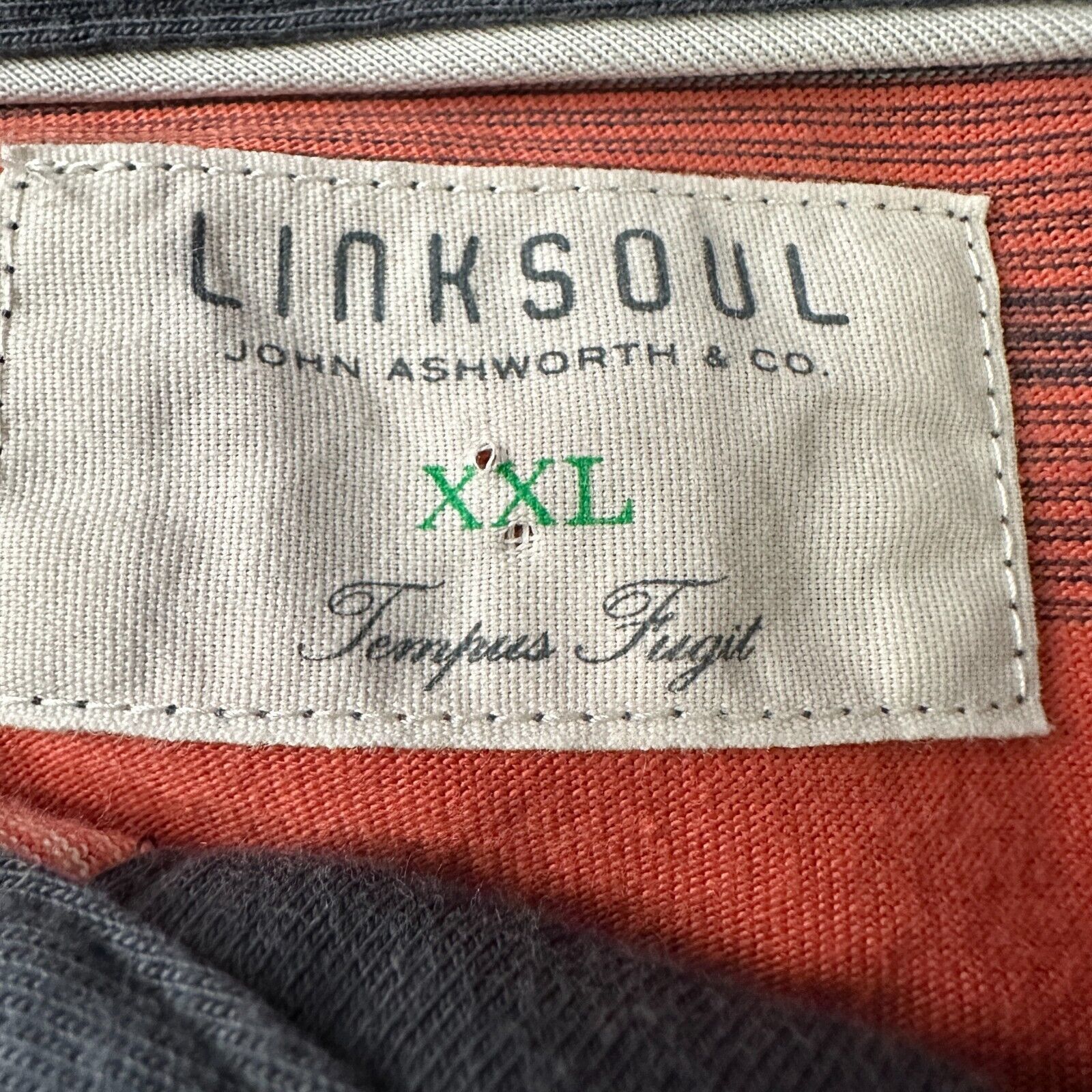 The Unbranded Brand Linksoul Polo Shirt Mens 2XL XXL Blue Striped Golf Cotton Size US XXL / EU 58 / 5 - 5 Thumbnail