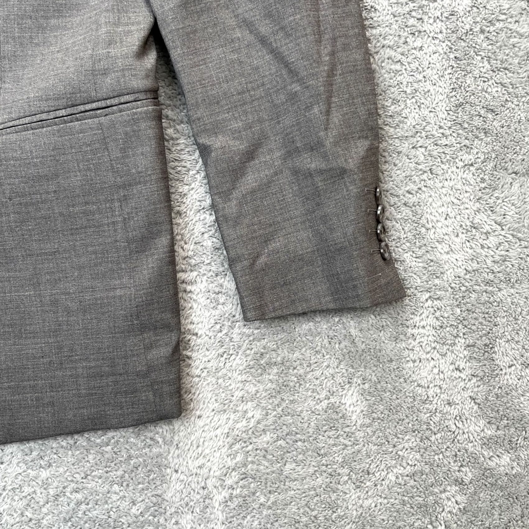 Banana Republic Banana Republic Jacket Men Gray Casual Business Blazer Formal Coat Wool Blend Size 40R - 3 Thumbnail