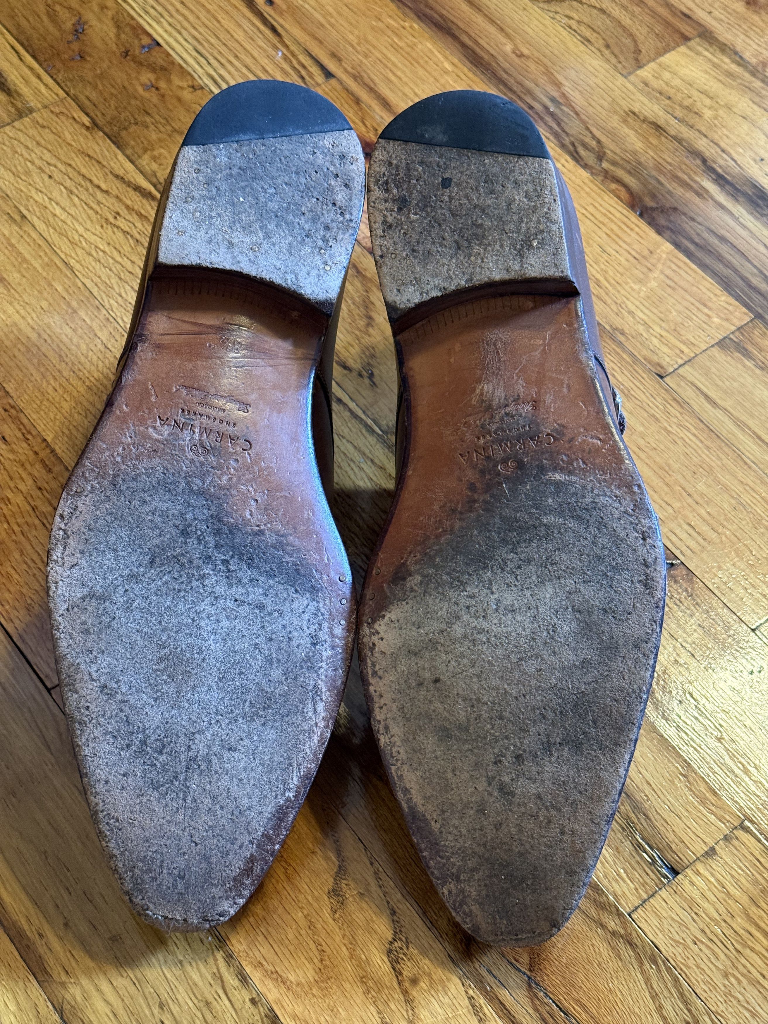 Carmina Carmina Double Monk Straps - Brown (8.5 UK / 9.5 US) Size US 9.5 / EU 42-43 - 5 Thumbnail