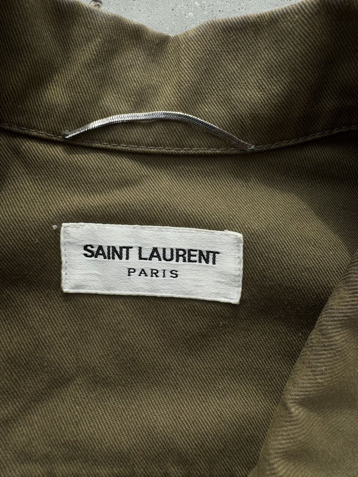 Hedi Slimane × Saint Laurent Paris × Yves Saint Laurent HEDI SLIMANE Saint Laurent sweet dreams SLP Military Jacket Size US L / EU 52-54 / 3 - 7 Thumbnail