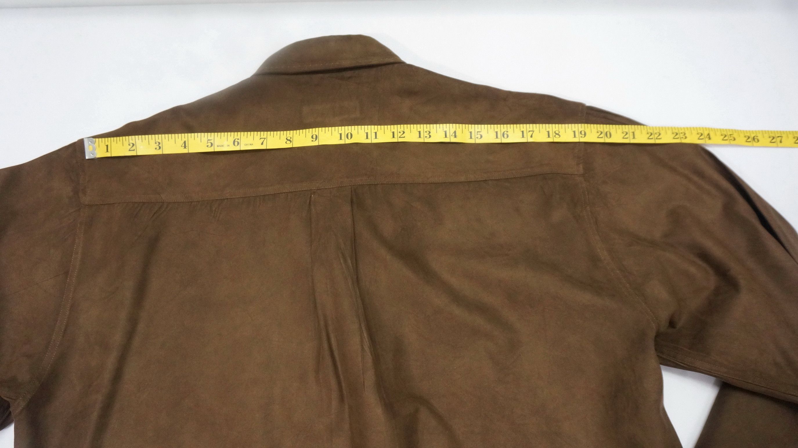 Japanese Brand Sacsny Y'SACCS Yohji Yamamoto Suede Feel Rayon Shirt Size US L / EU 52-54 / 3 - 9 Thumbnail