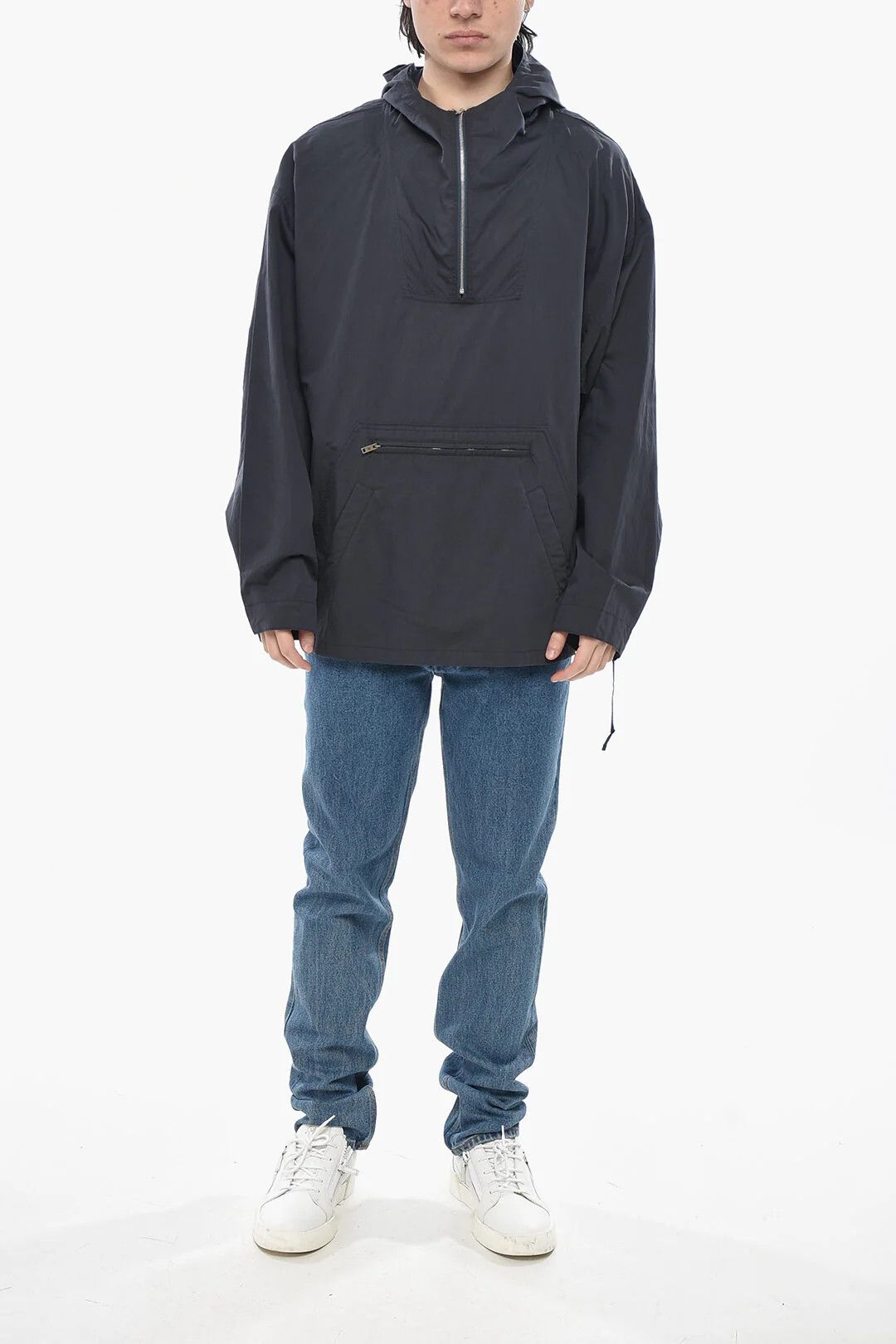 Givenchy og1mm0326 Cotton-Blend Anorak Jacket in Blue Size US M / EU 48-50 / 2 - 4 Thumbnail