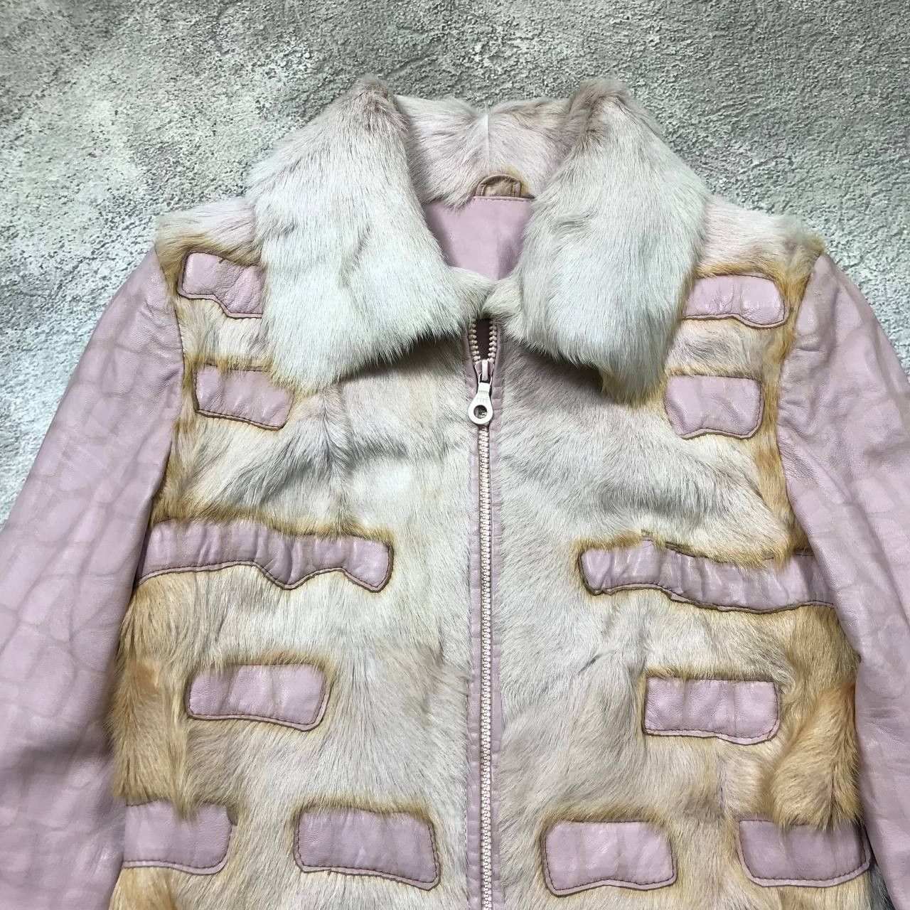 Vintage Vintage Y2K Quilted Puffer Vest Pink Cream Streetwear Boxy M Size M / US 6-8 / IT 42-44 - 3 Thumbnail