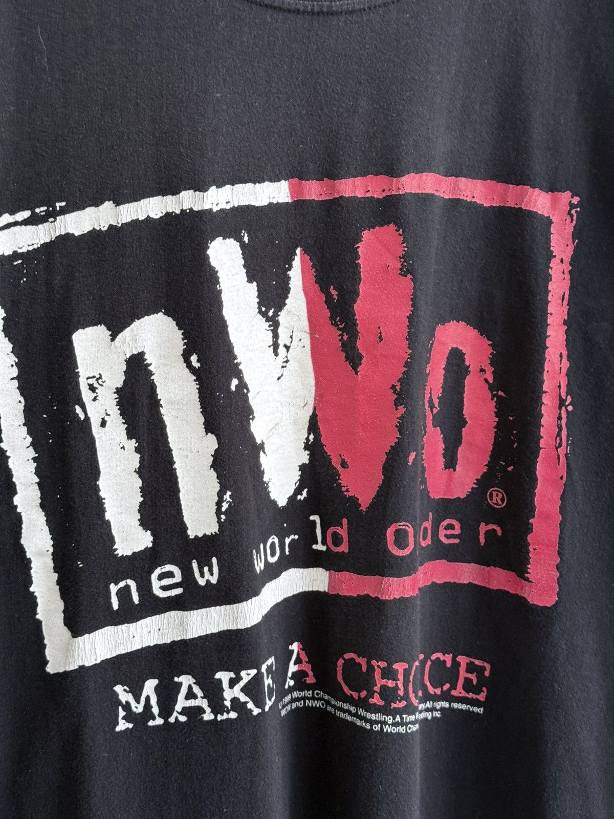 WCW/nWo Vintage 1999 NWO WCW New World Order Wrestling T-Shirt Size US M / EU 48-50 / 2 - 4 Thumbnail