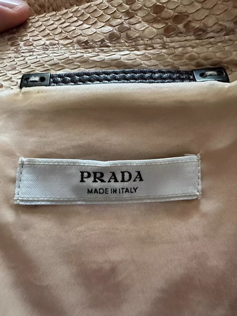 Prada Prada Snakeskin jacket 2501-Nextarrow Size M / US 6-8 / IT 42-44 - 3 Thumbnail