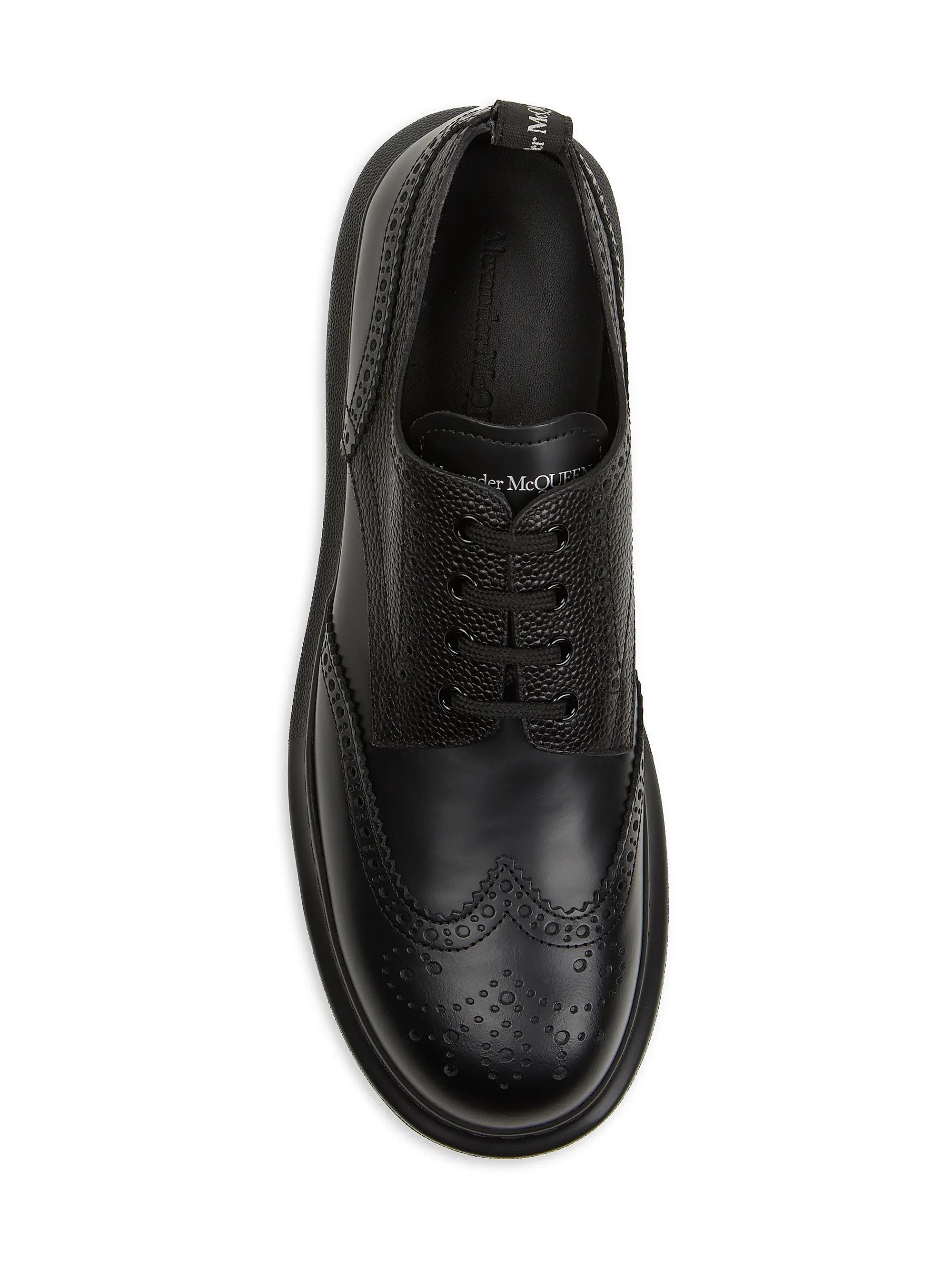 Alexander McQueen o1w1db10725 Hybrid Lace Up in Black Size US 10.5 / EU 43-44 - 5 Thumbnail