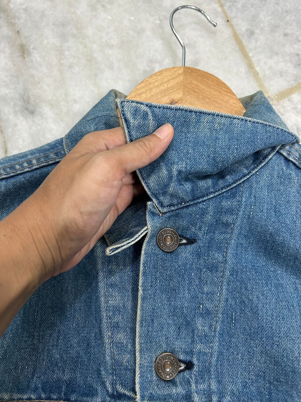 Levi's Vintage Levis Trucker Jacket 1970’s size 40 Size US M / EU 48-50 / 2 - 7 Thumbnail