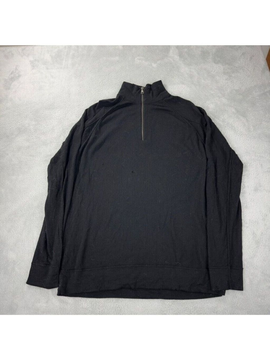 Helmut Lang Helmut Lang Men's Size XL 100% Wool 1/4 Black Zip Up Jacket Size US XL / EU 56 / 4 - 1 Thumbnail