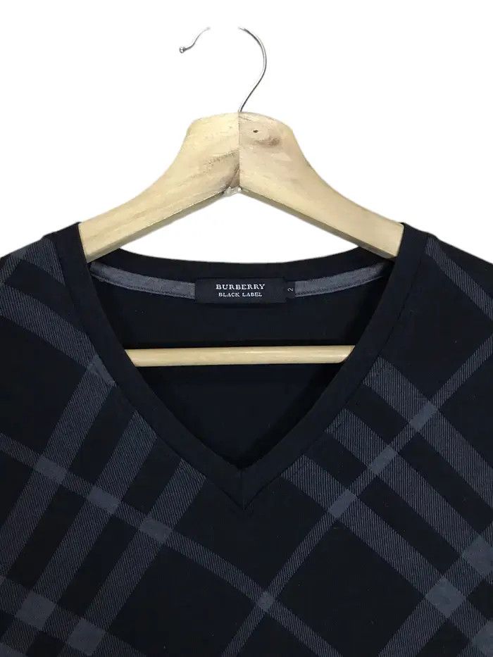 【Digtal】BURBERRY BLACKLABEL Burberry Plastic Unisex Rectangle Eyeglasses Black 53mm