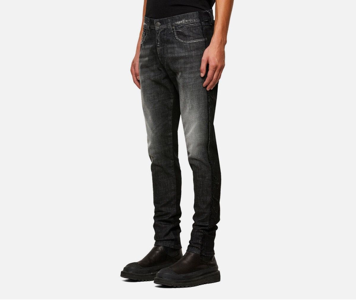 Diesel 🇺🇸 Diesel D-Strukt Slim 009HY Stretch Jeans Punk Opium Style Size US 33 - 5 Thumbnail