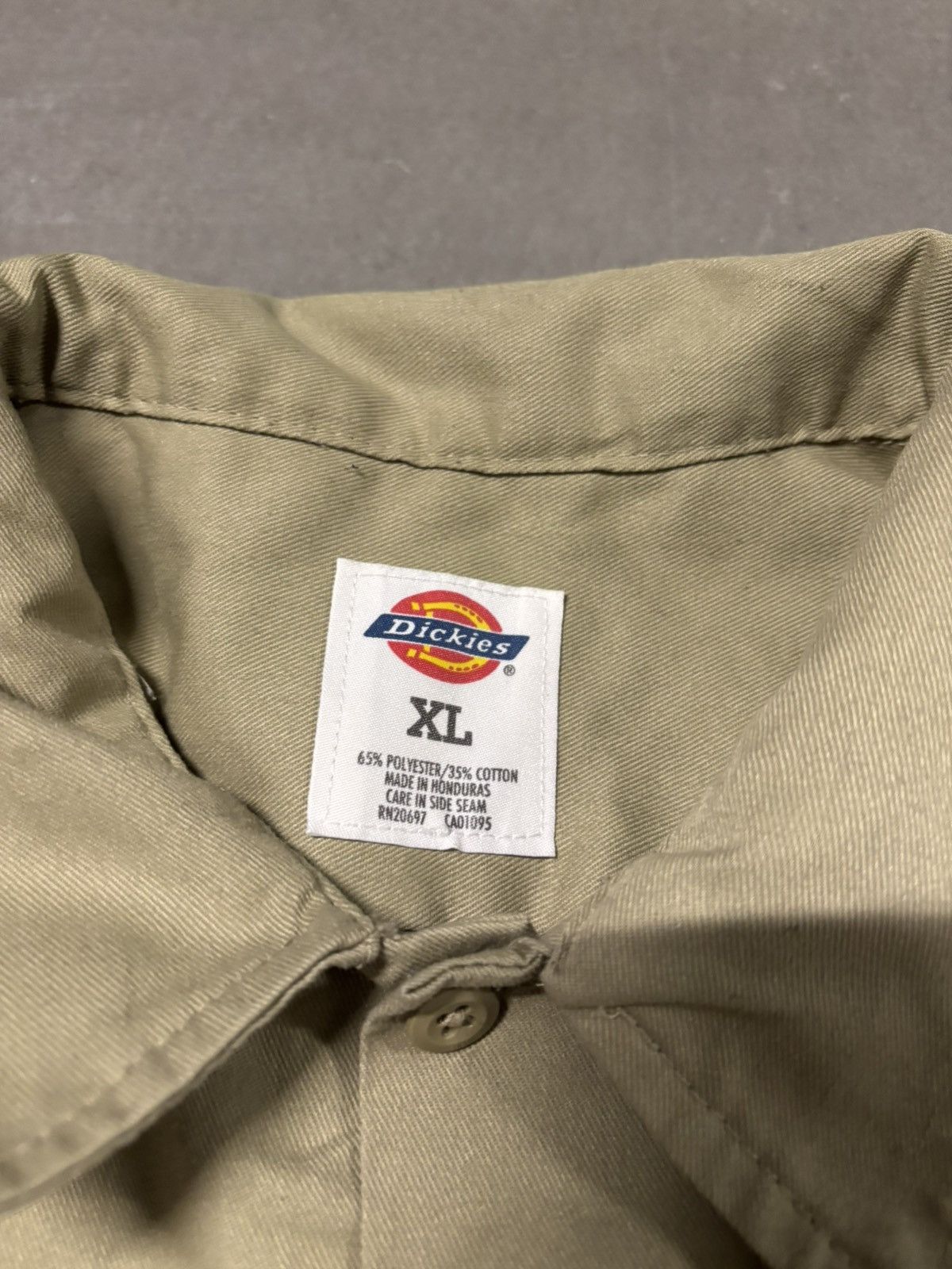 Dickies × Vintage Vintage Dickies Buttons Up Workwear Shirt Olive 90s Size US XL / EU 56 / 4 - 5 Thumbnail