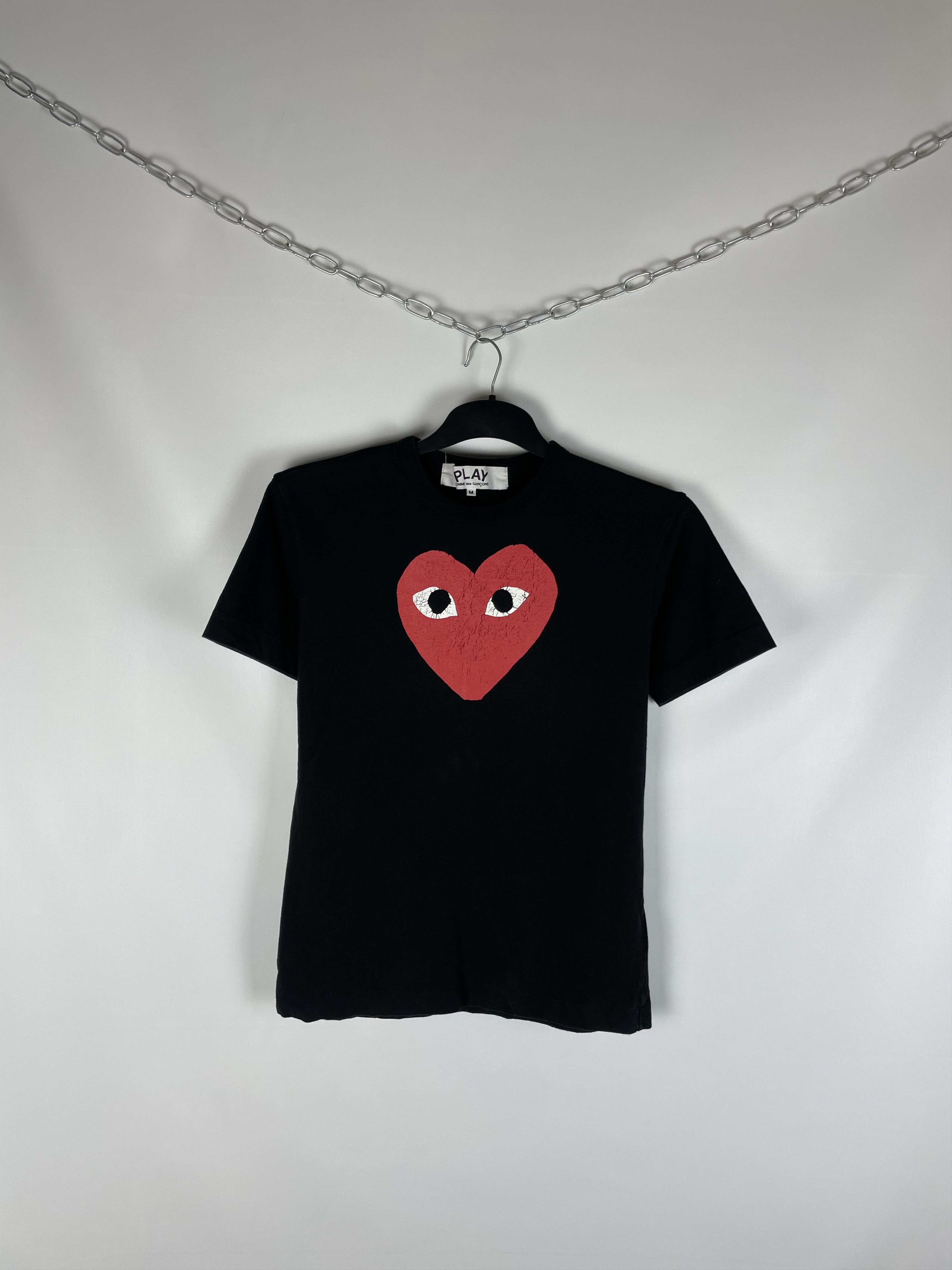 Comme des Garcons Play Comme des Garçons tee logo hearts Size M / US 6-8 / IT 42-44 - 1 Thumbnail
