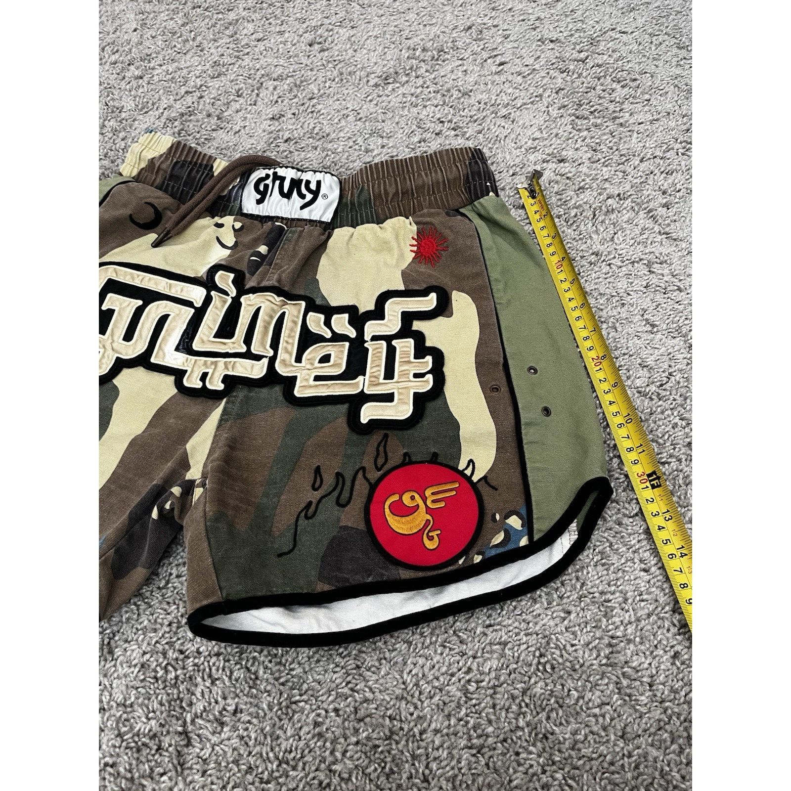 Other GRMY 15th Anniv Camo Embroidered Boxing Shorts S Streetwear Size US 29 - 8 Thumbnail