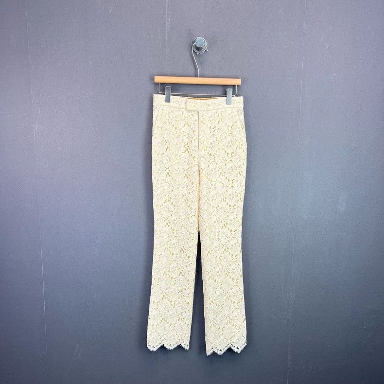Gucci GucciLace pattern hollow double-layer slim trousers 2503-Ne Size 26" / US 2 / IT 38 - 1 Thumbnail