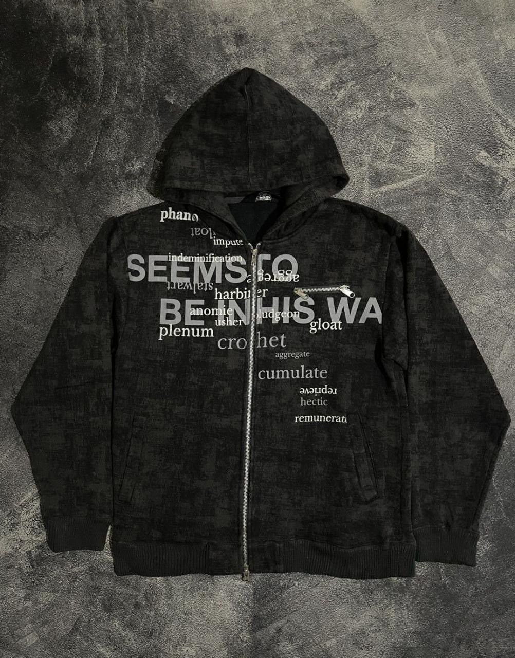 Japanese Brand Y2K Beaumere Poem Fullprint Punk Hoodie Size US M / EU 48-50 / 2 - 1 Thumbnail