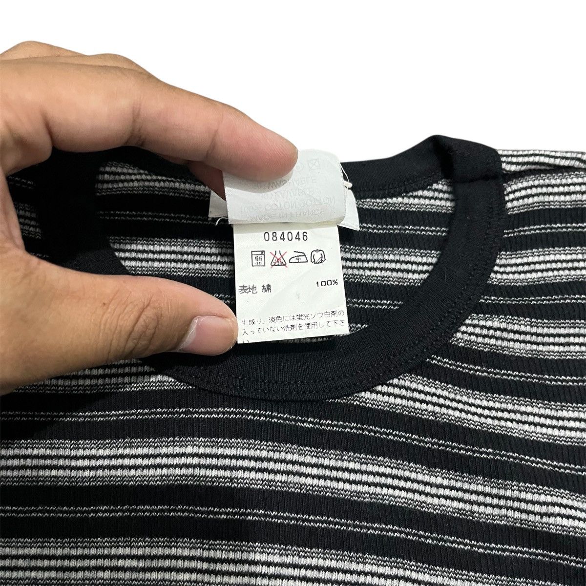 agnes b. 2000s Style Agnes.B Homme Paris Striped Inner Shirt ifsix Size US XS / EU 42 / 0 - 5 Thumbnail