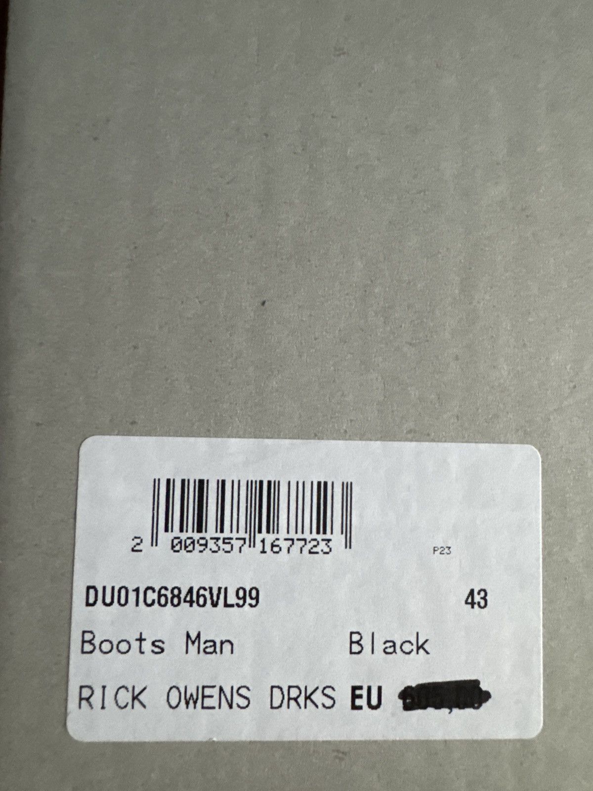 Rick Owens Drkshdw Rick Owen’s Drkshdw Beetle boot Size US 10 / EU 43 - 16 Thumbnail