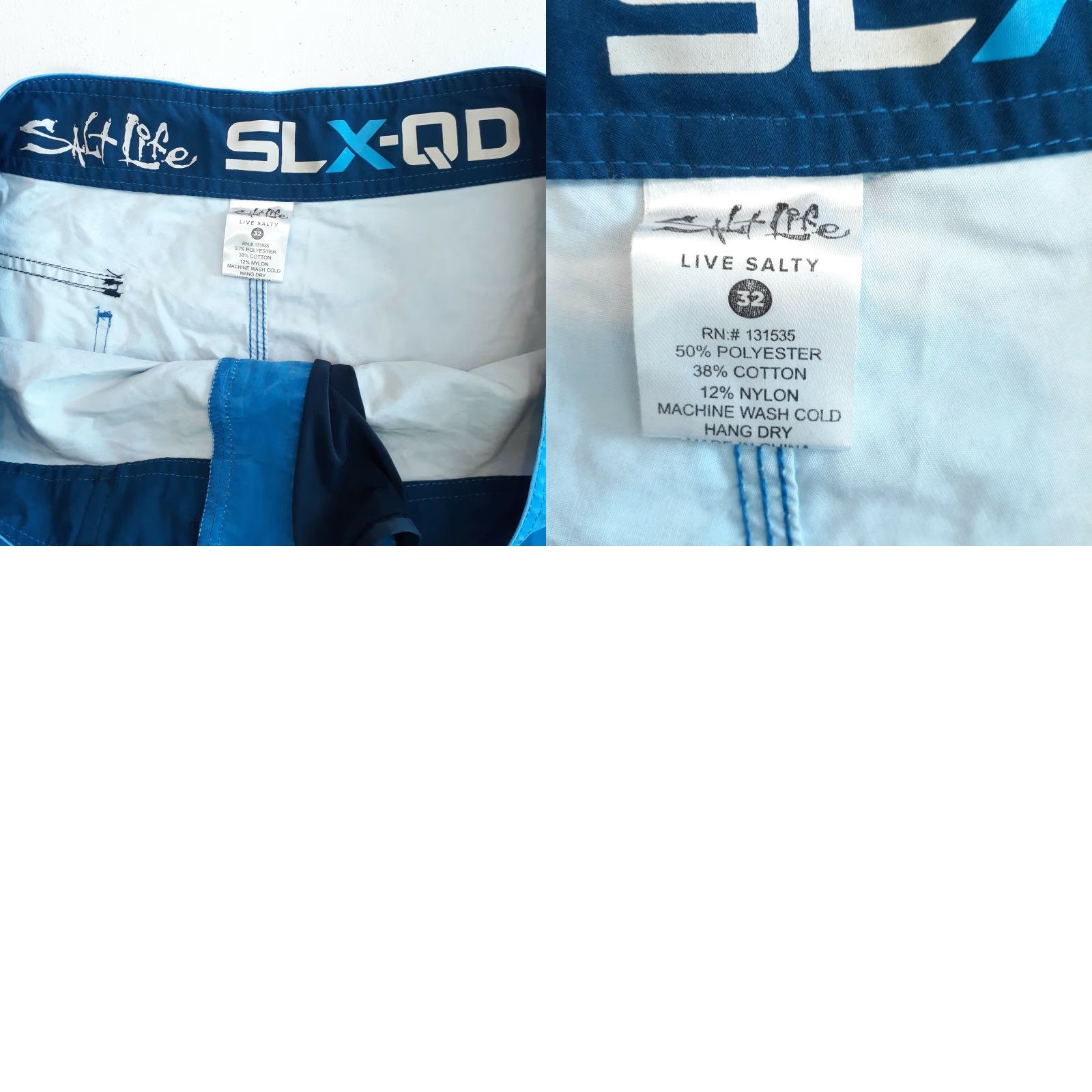 Vintage Salt Life Board Shorts Blue Mens 32 Adult Regular Swim Bottoms Blue Space? Size US 32 / EU 48 - 8 Thumbnail