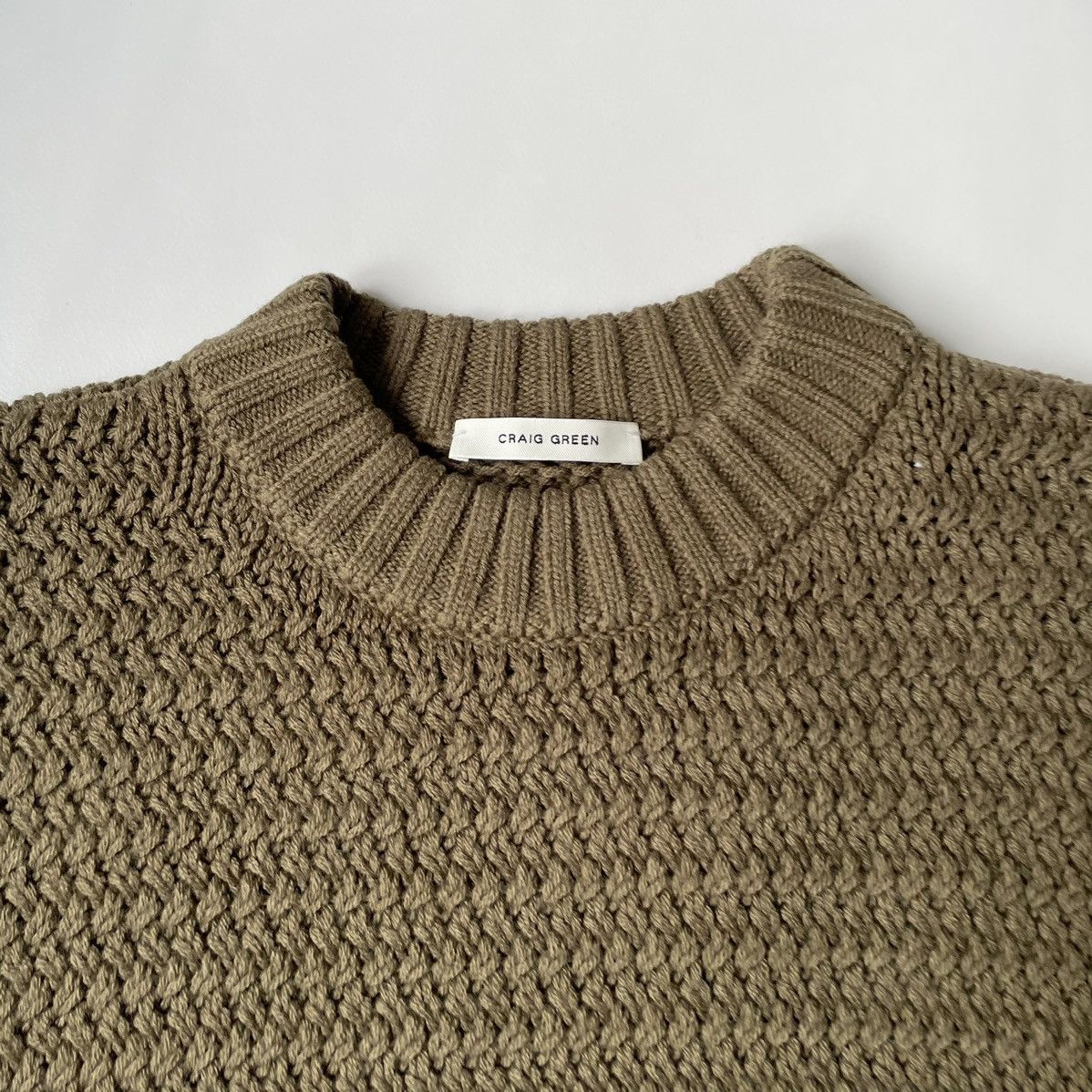 Craig Green A/W 20 Sample ‘Textured Knit’ Sweater Size US M / EU 48-50 / 2 - 7 Thumbnail
