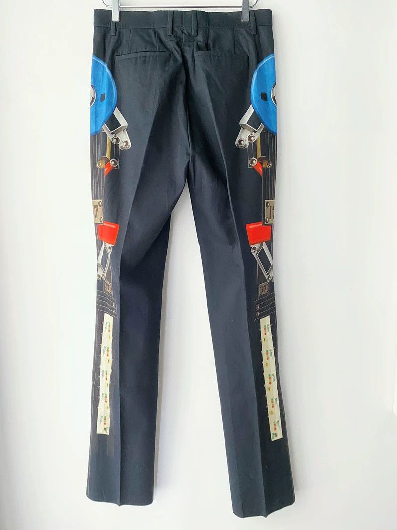 Givenchy Givenchy Radio Printed Cotton Casual Black Trousers Size US 30 / EU 46 - 5 Thumbnail