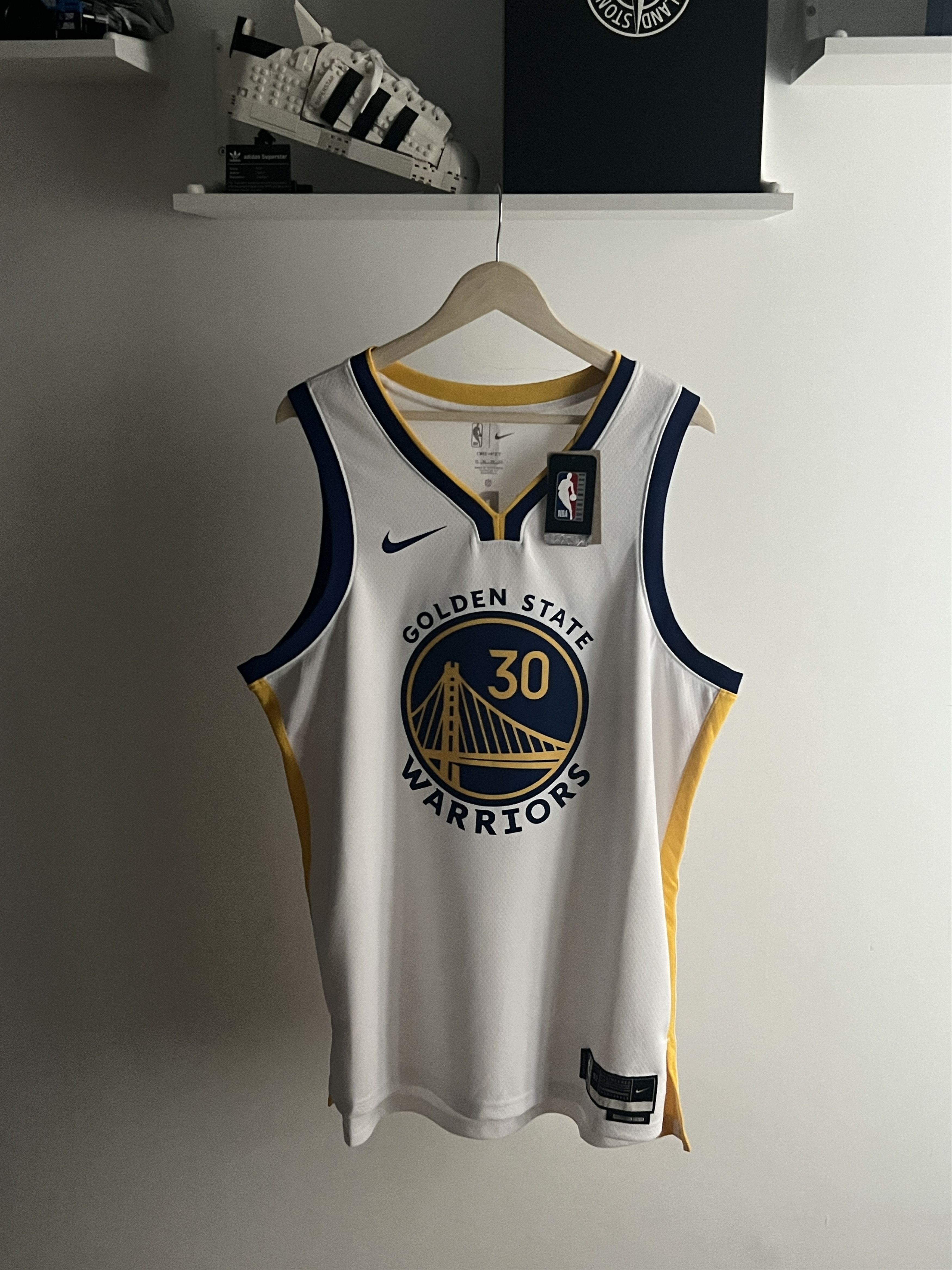 NBA × Nike Jersey Nike Stephen Curry 30 Golden State Warriors NBA USA Size US XL / EU 56 / 4 - 1 Thumbnail