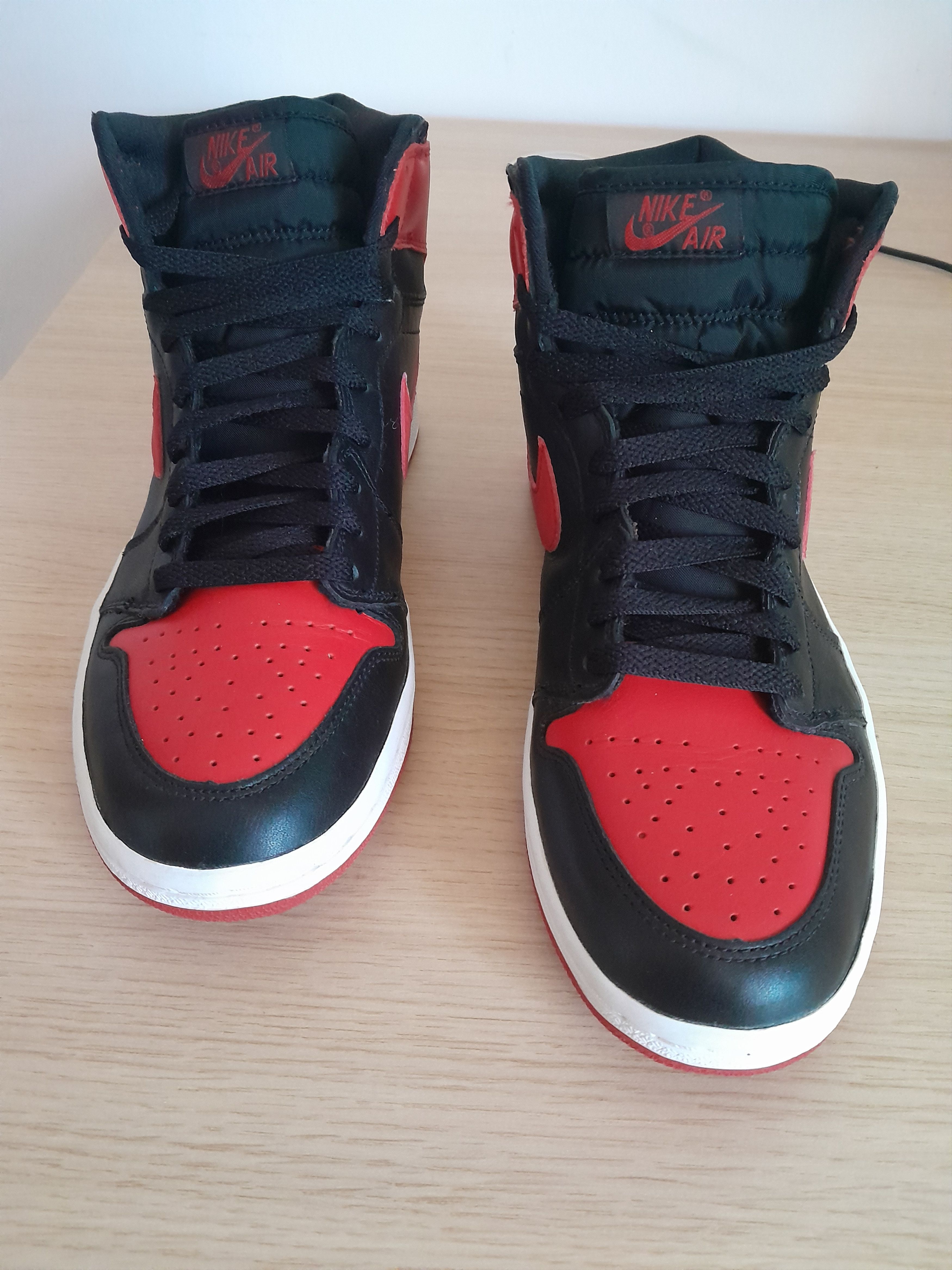 Nike Nike Jordan 1 Retro Bred 2001 Size US 8 / EU 41 - 2 Thumbnail