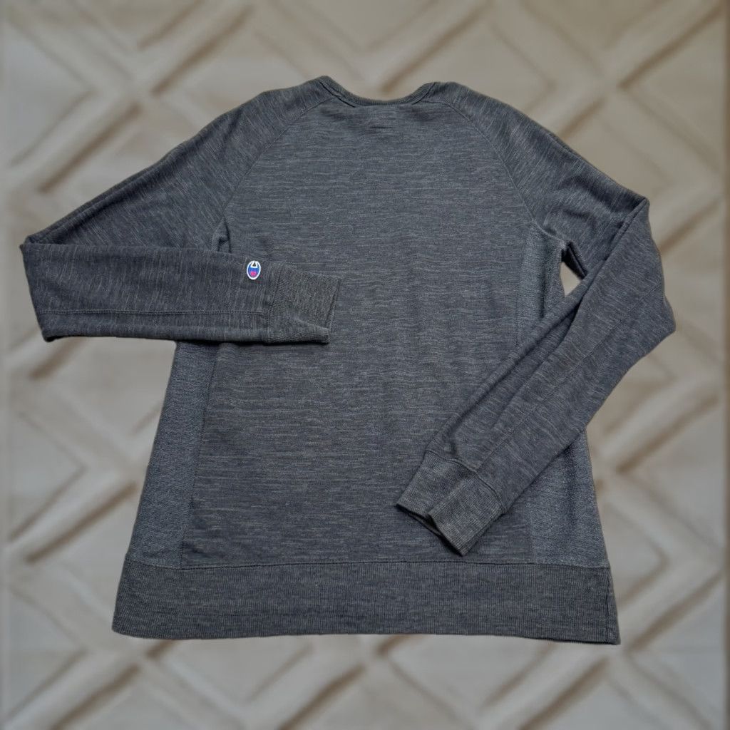 Champion Champion Sweatshirt Mens Pullover Shirt M Gray Raglan Sleeve Activewear Size US M / EU 48-50 / 2 - 1 Thumbnail