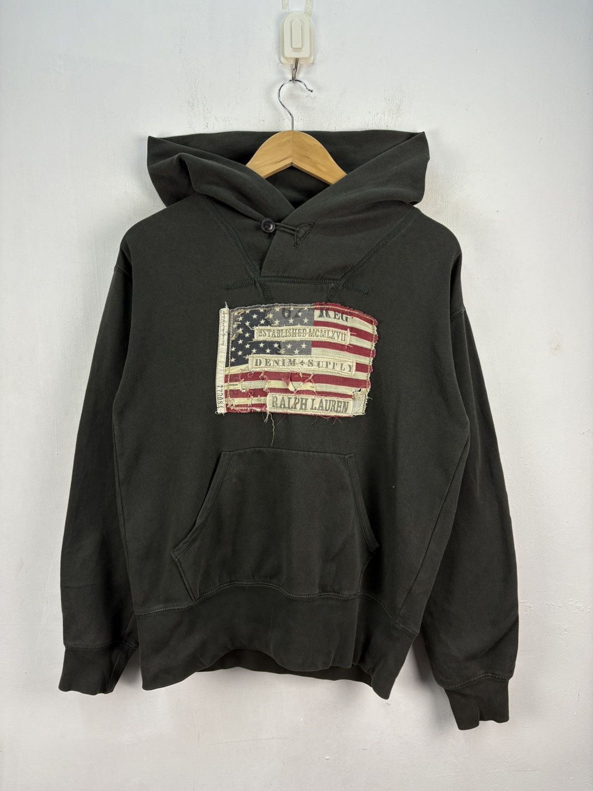 Vintage Denim Supply Ralph Lauren Sweatshirt Hoodie Fits S/M