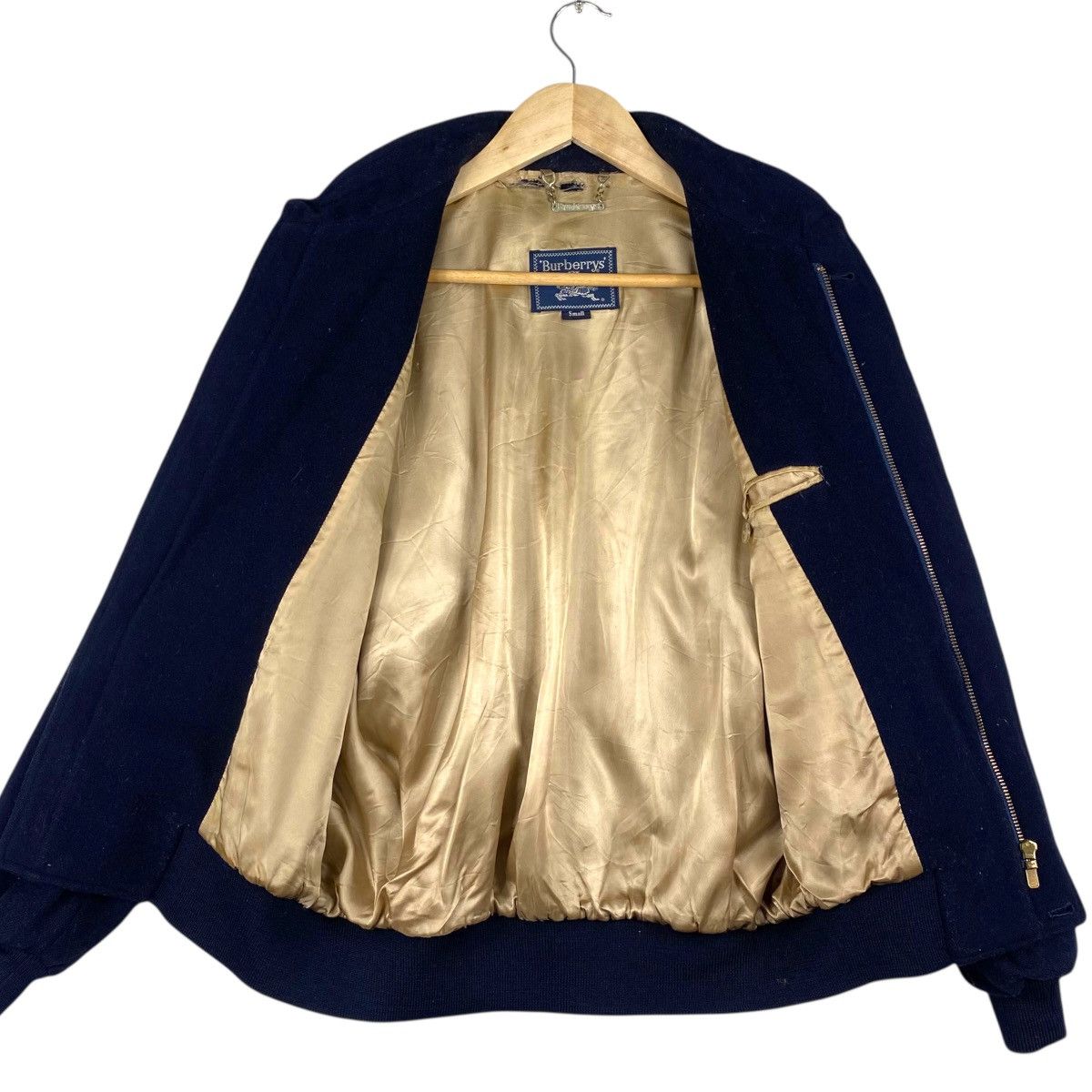 Burberry Prorsum 💥 90s BURBERRYS WOOL BOMBER JACKET Size US S / EU 44-46 / 1 - 4 Thumbnail