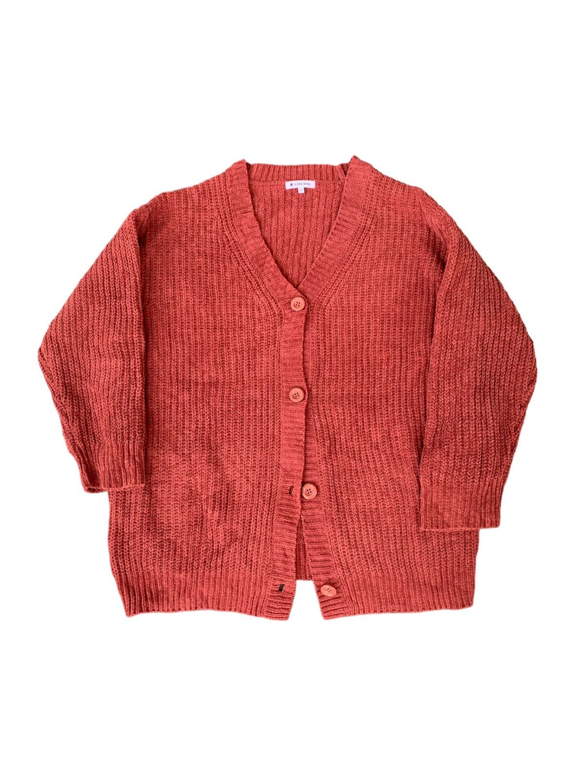 Global Work JapaneseBrand Global Work Knitwear Cardigan Jacket Size US L / EU 52-54 / 3 - 1 Thumbnail