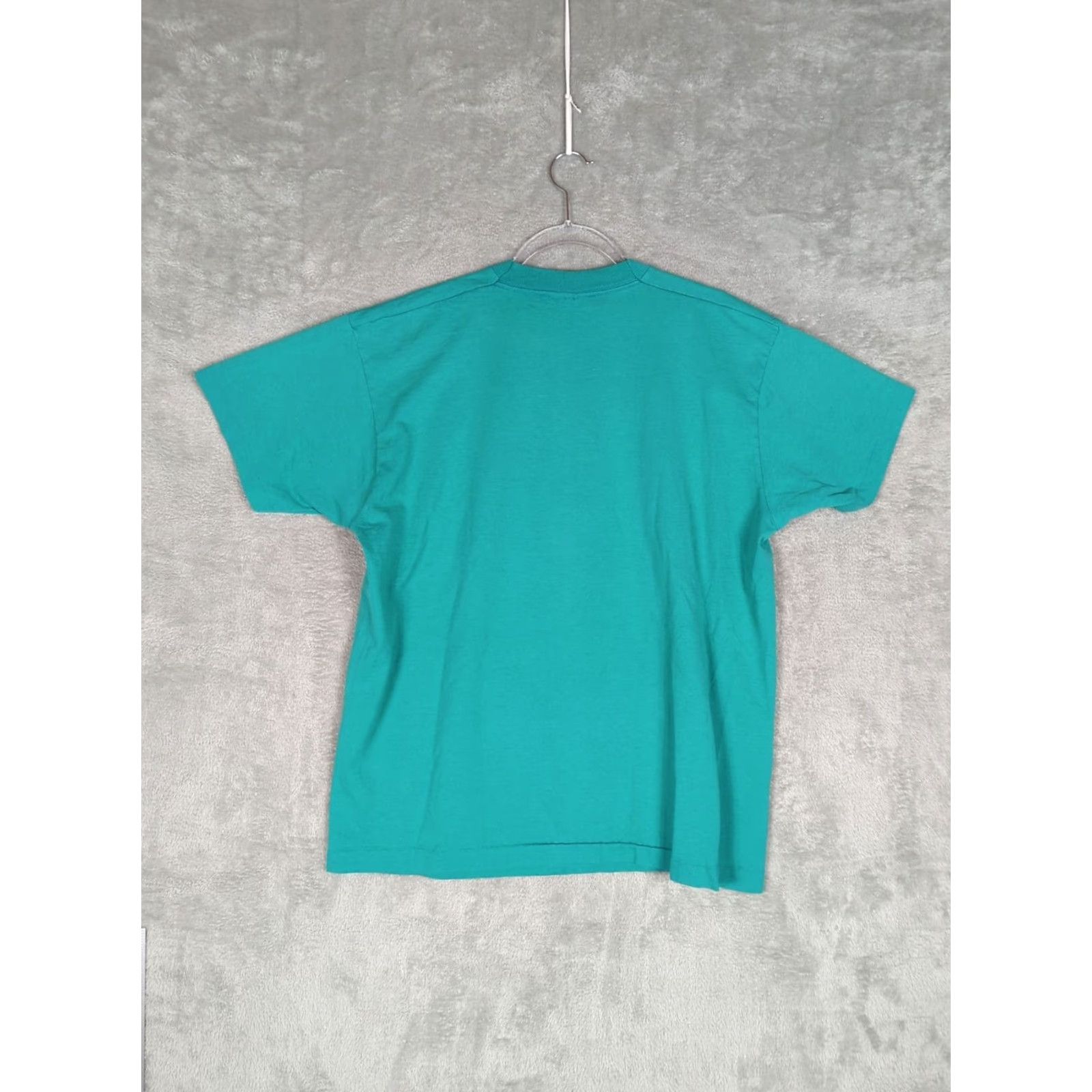 Fruit Of The Loom VINTAGE Mickey Mouse T-Shirt Mens XL Green 90s Crew Neck Short Sleeve Fruit of the Loom Disney Logo Cartoon All Seasons 80s 90s Mens Size US XL / EU 56 / 4 - 6 Thumbnail