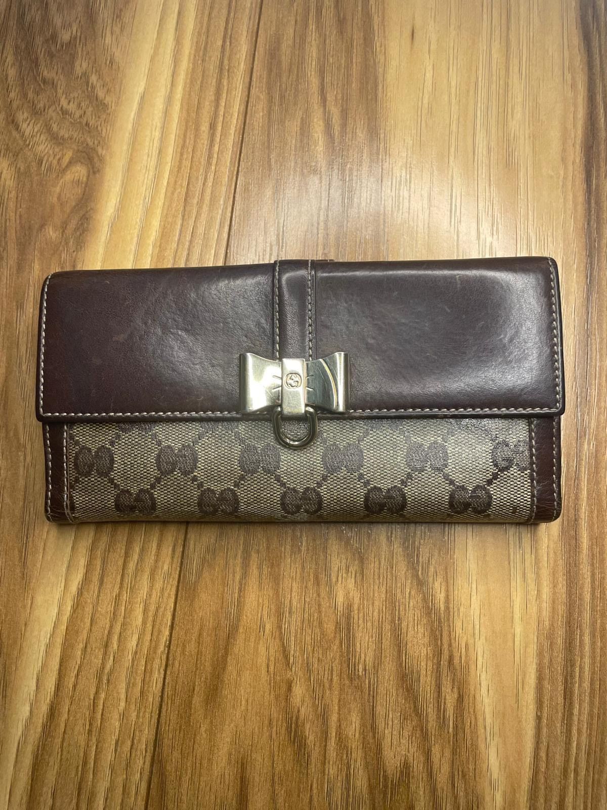 Gucci Gucci Long Wallet Purse Folding Size ONE SIZE - 1 Thumbnail