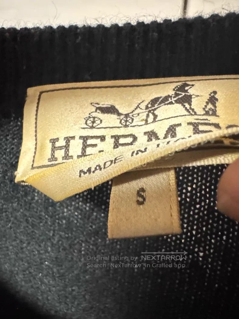 Hermes Hermes Cashmere Sweater with a Small Spider and Web on the Size S / US 4 / IT 40 - 5 Thumbnail