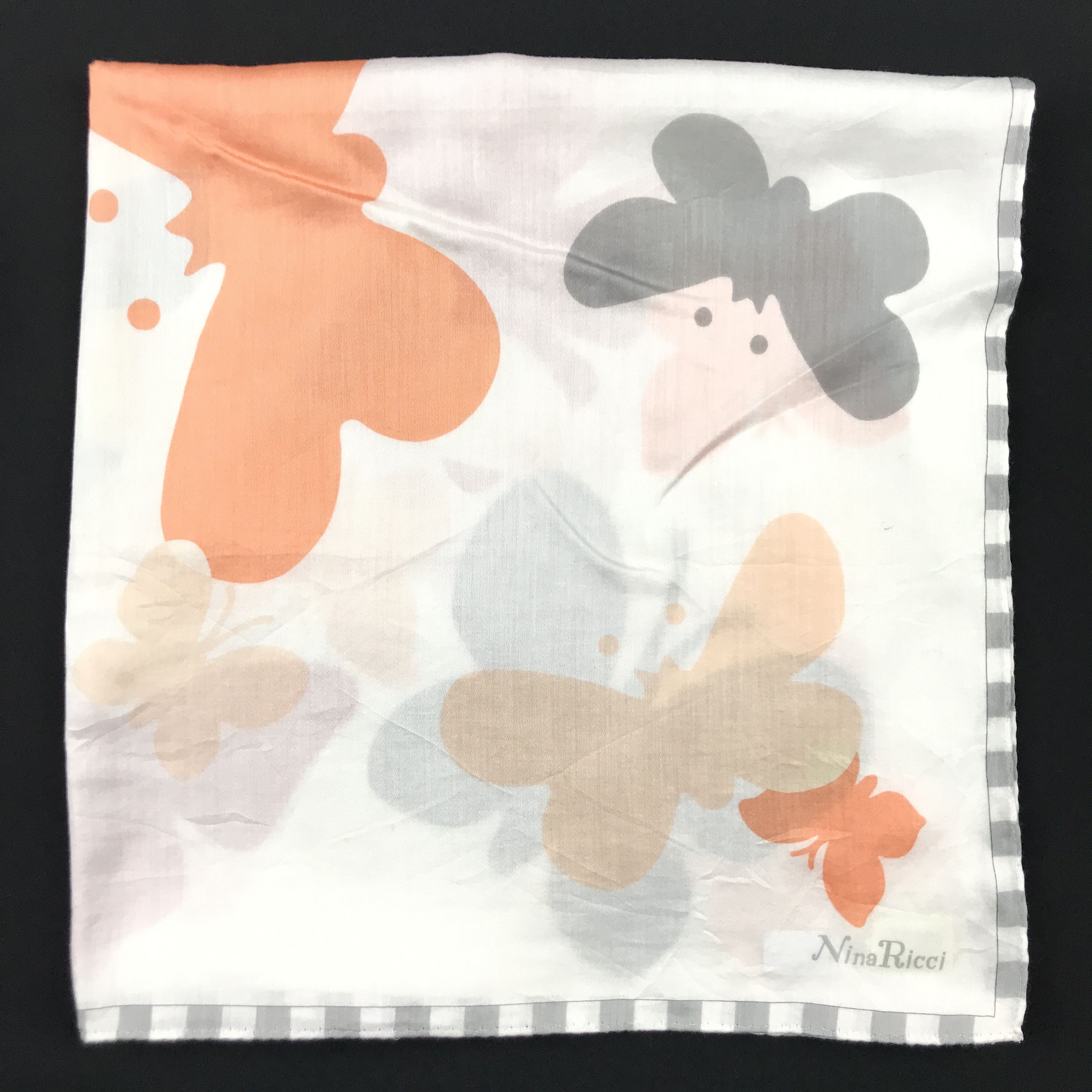 Designer × Japanese Brand × Vintage Vintage Nina Ricci Bandana Neckerchief Handkerchief Size ONE SIZE - 2 Thumbnail
