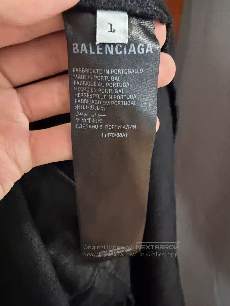Balenciaga Balenciaga Eiffel Tower Aged Short Sleeve Size US S / EU 44-46 / 1 - 4 Thumbnail