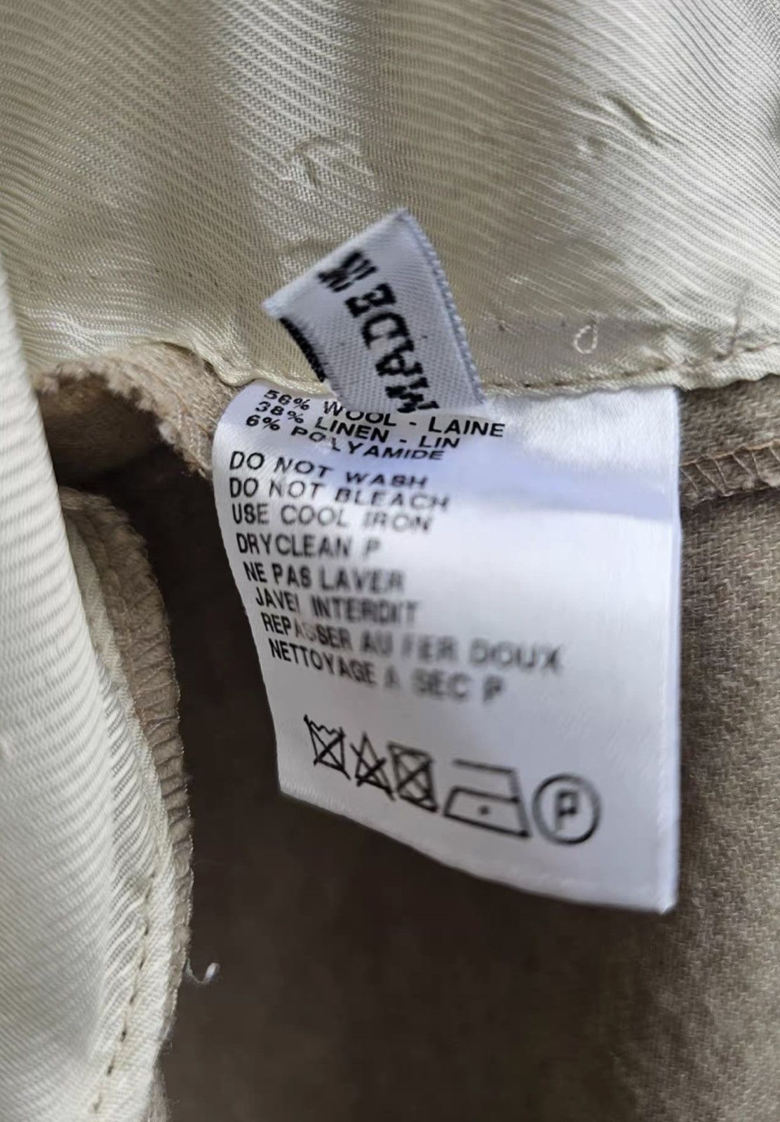 Ann Demeulemeester Ann Demeulemeester linen wool coat, trench coat Size S / US 4 / IT 40 - 8 Thumbnail