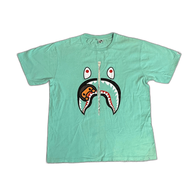 Bape BAPE Shark Graphic Short Sleeve T-Shirt Size US XXL / EU 58 / 5 - 1 Thumbnail
