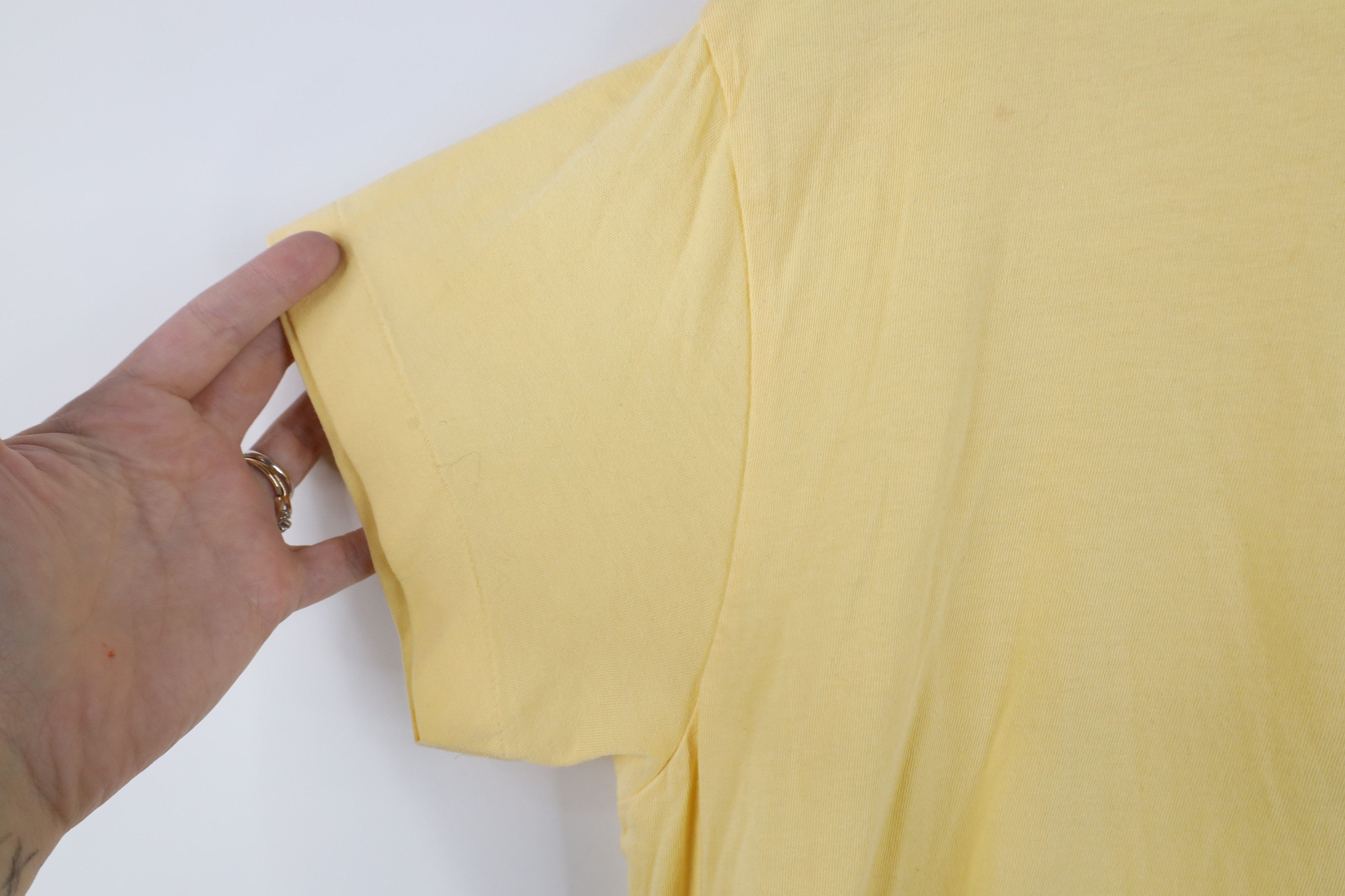 Ralph Lauren Vintage 90s Polo Sport Ralph Lauren Pocket T-Shirt Yellow Size US S / EU 44-46 / 1 - 9 Thumbnail