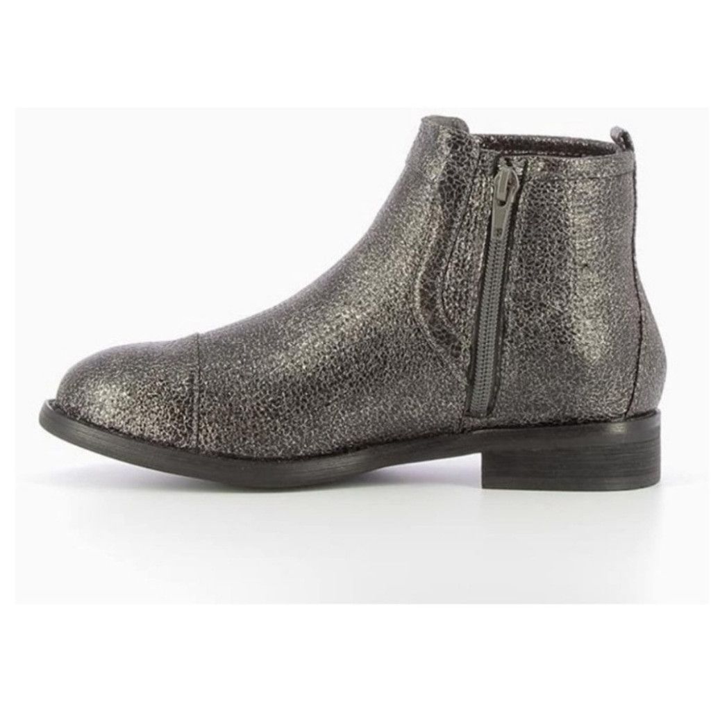 Anthropologie Anthropologie Vanessa Wu Black Shimmer Booties Size US 6.5 / IT 36.5 - 3 Thumbnail