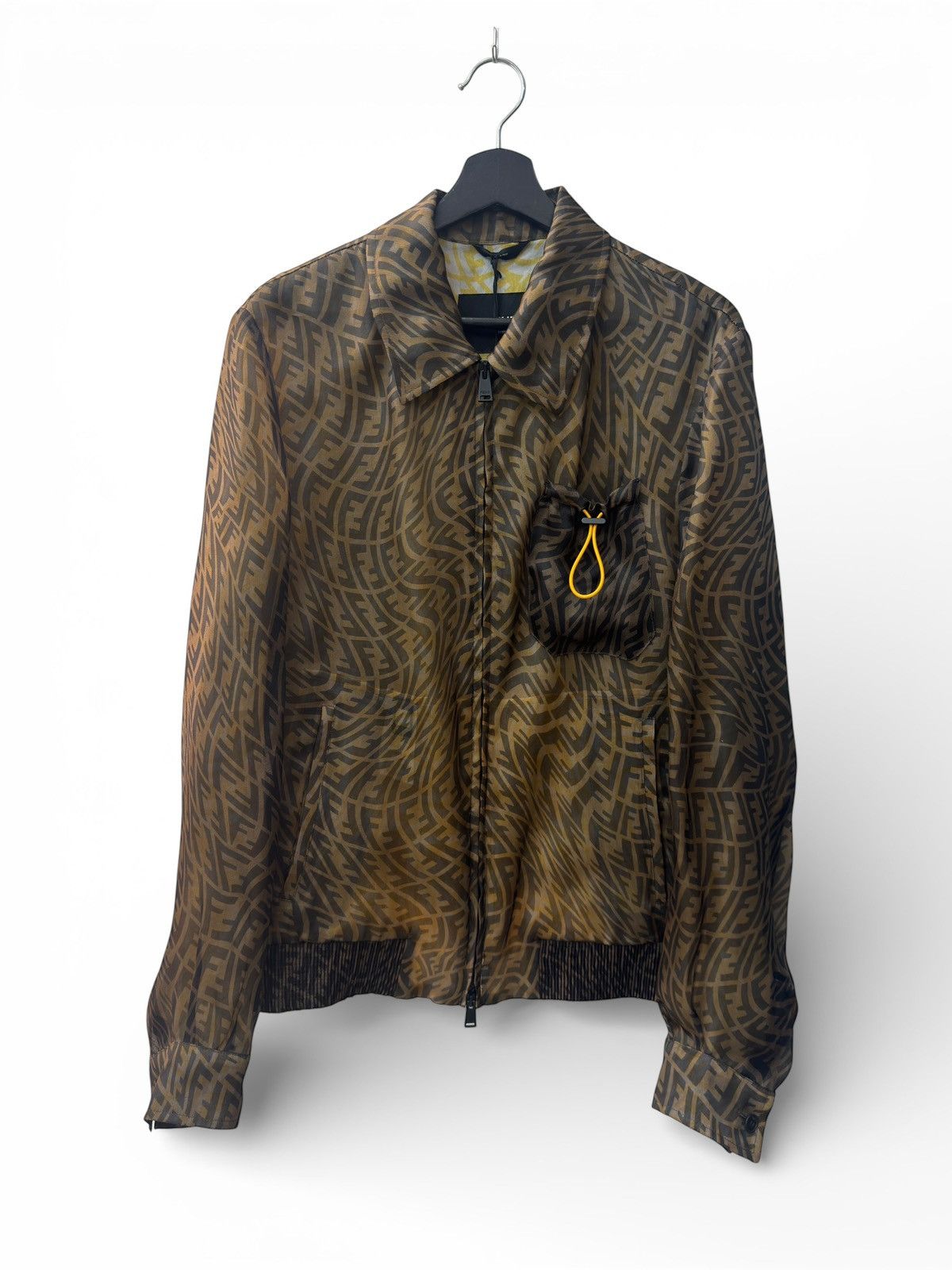 Fendi Reversible Organza FF Vertigo Jacket