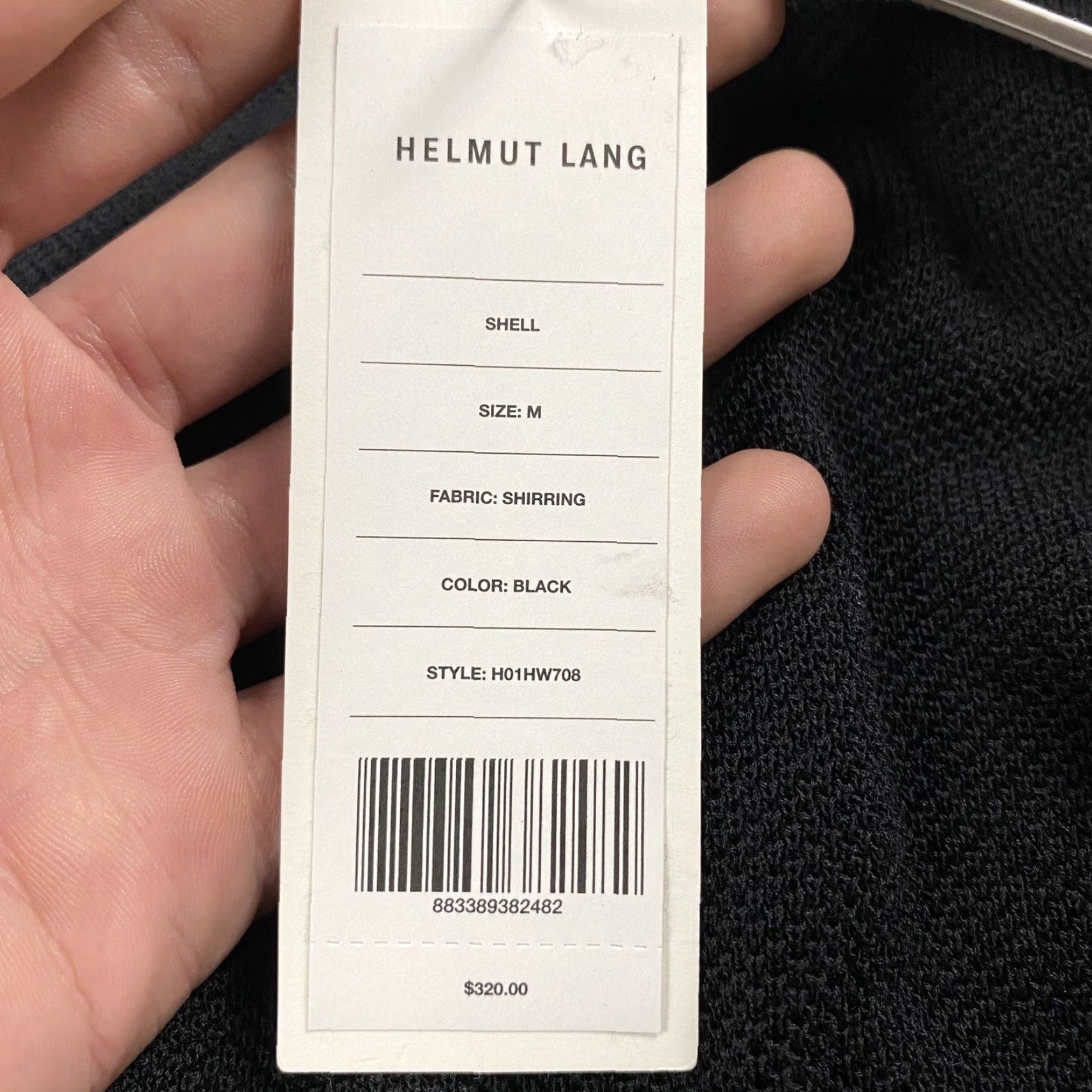 Helmut Lang VINTAGE Helmut Lang Tank Top Women Medium Black Silk Blend Shell Theme Sleeveless Casual Size ONE SIZE - 5 Thumbnail