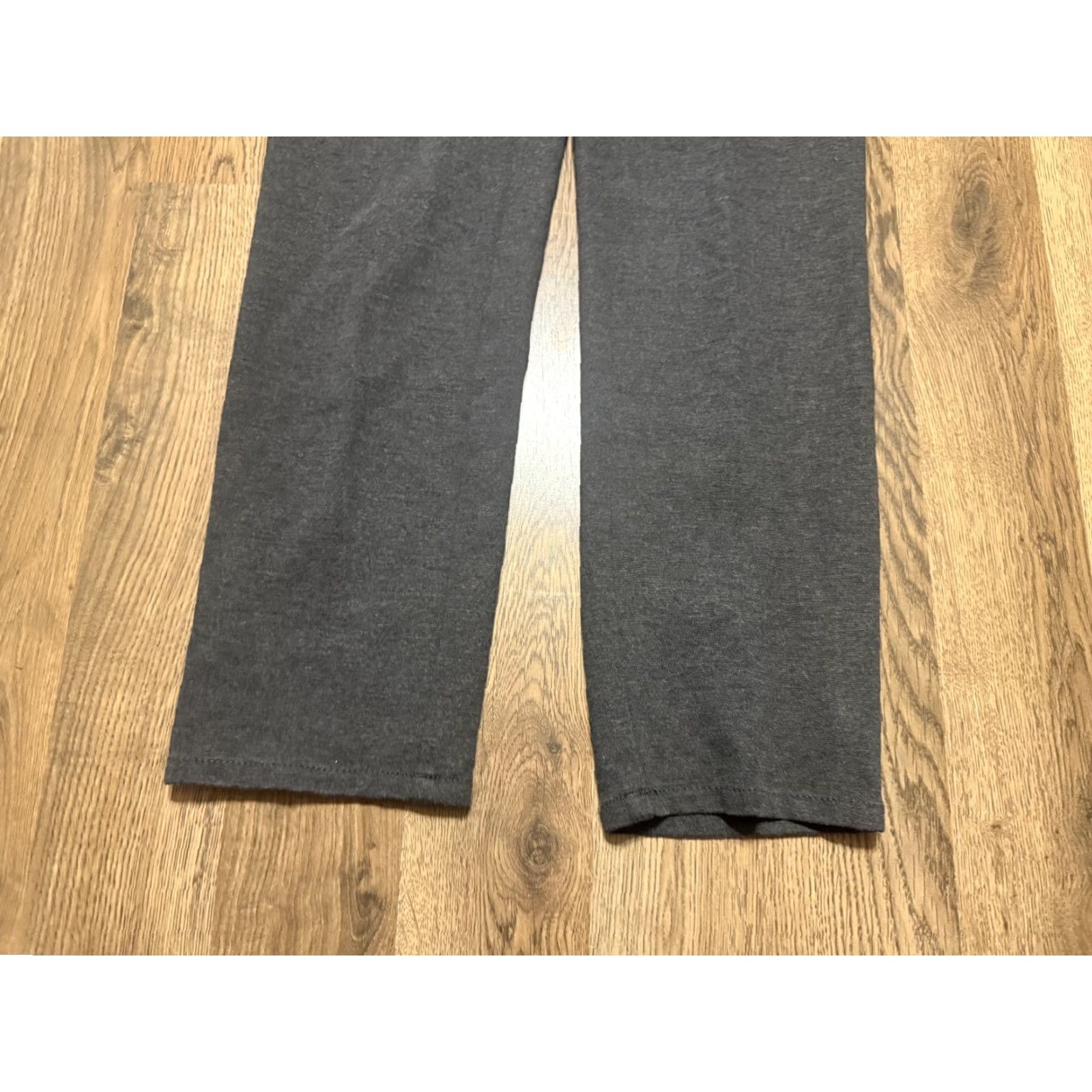 Gloria Vanderbilt Gloria Vanderbilt Pants Women's 12 Gray Amanda Flat Front 40" Length Chino Casual Regular Spring Summer Fall Inseam 27" Size 34" / US 12 / IT 48 - 3 Thumbnail