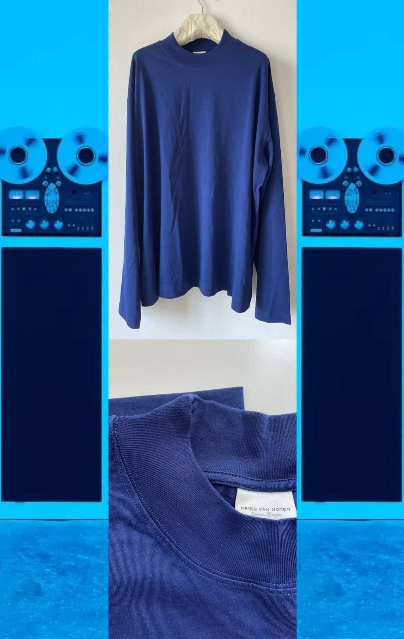 Dries Van Noten mock neck long sleeve t-shirt